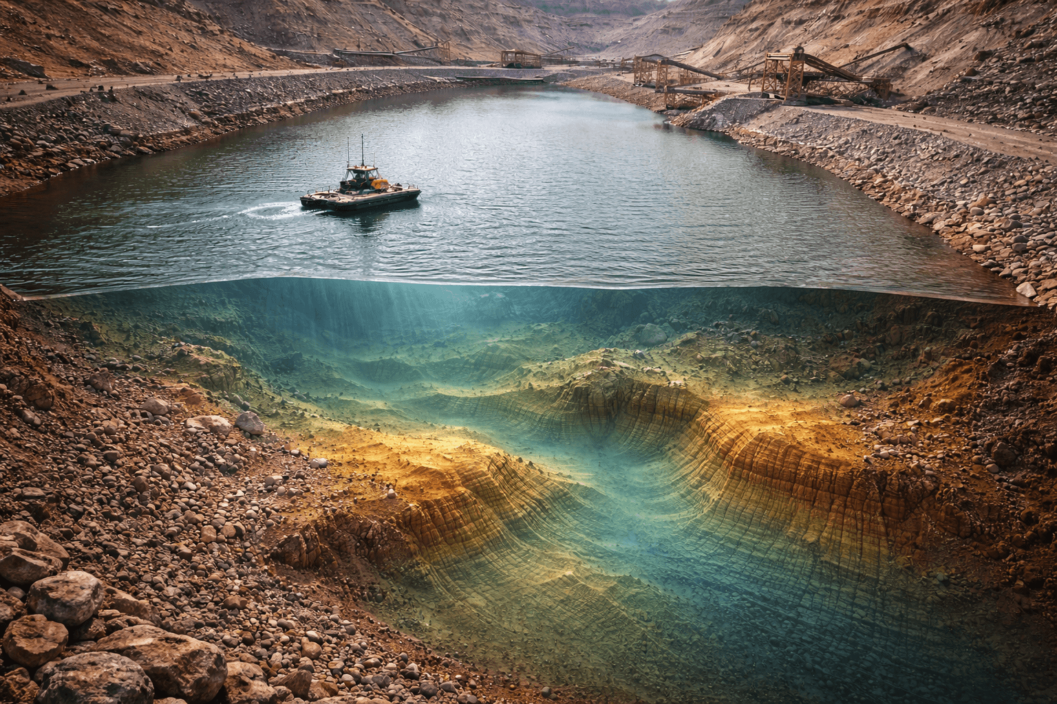 Serviços marítimos e batimetria
